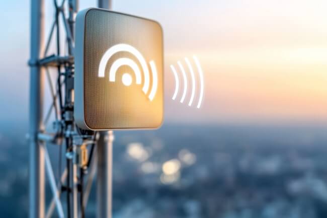 Upgraded internet tower